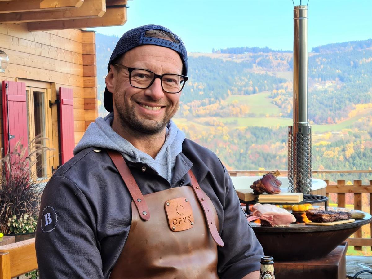 Bergchalet Am Waldrand - Pool, Sauna & Kamin Pöllauberg Екстериор снимка